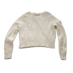 Alter’d State Fuzzy Sweater | Soft Ivory | Size Medium | Cozy Chic